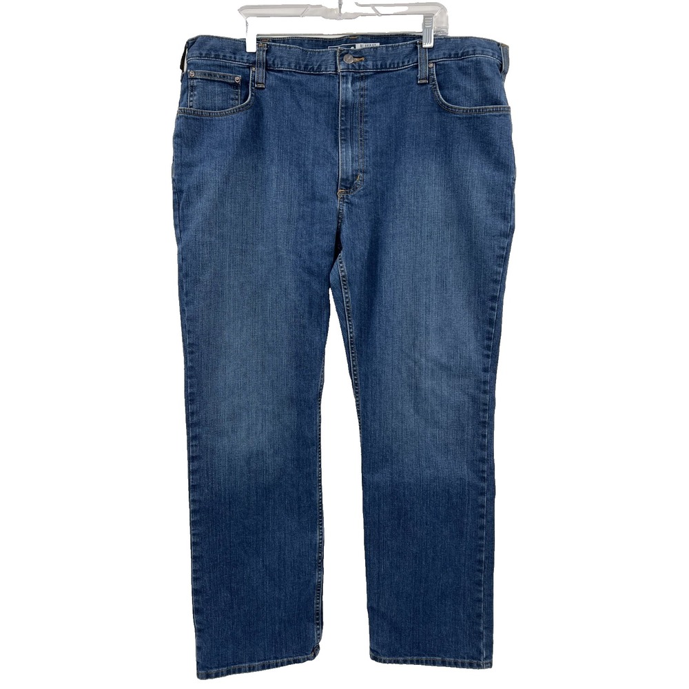 CARHARTT Mens 42x32 Medium/Dark Wash Rugged Flex Relaxed Fit 5-Pocket Work Jeans